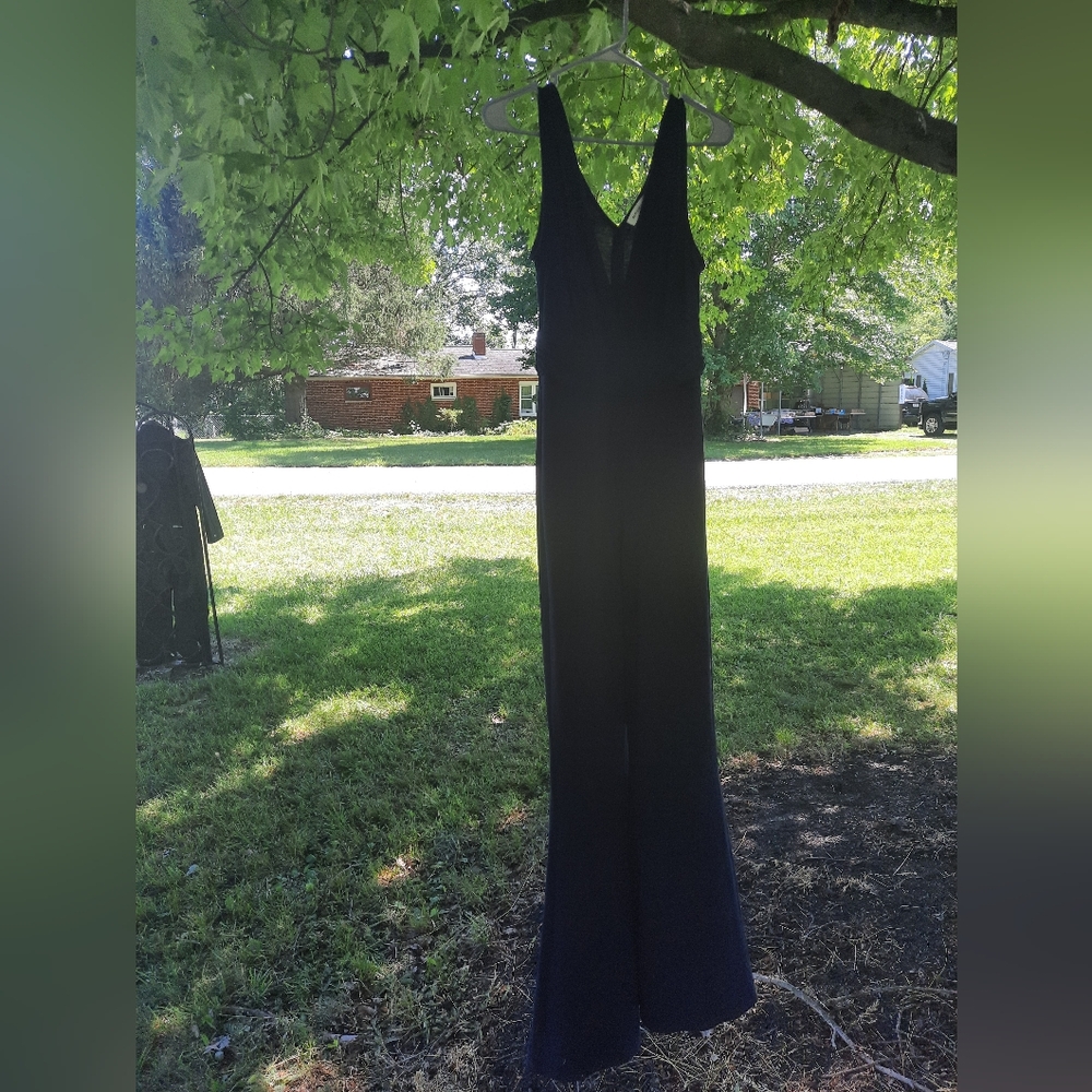 Never worn deep-v jumpsuit